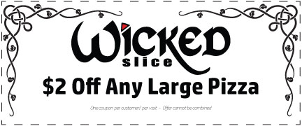 $2 Off Any Large Pizza
