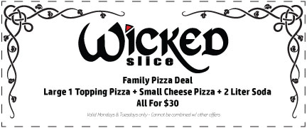 Family Pizza Deal — $30